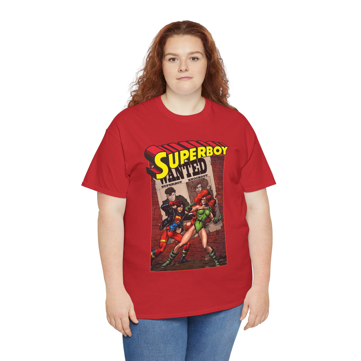Superboy T-Shirt - Tom Grummett Art - Knockout - DC Comics