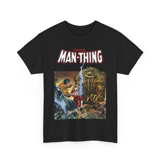 Man-Thing T-Shirt - Adventure into Fear #18 Cover Art - Marvel Comics - Whatever Knows Fear Burns At The Touch - Swamp Monster