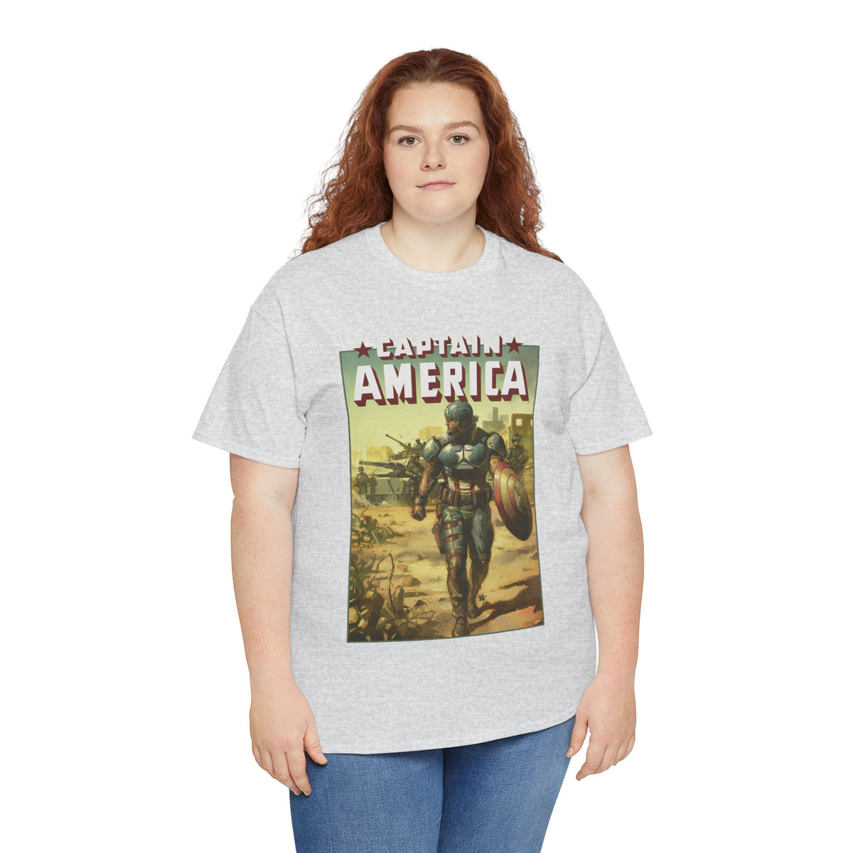 Captain America T-Shirt - Ben Harvey Art - Marvel Comics