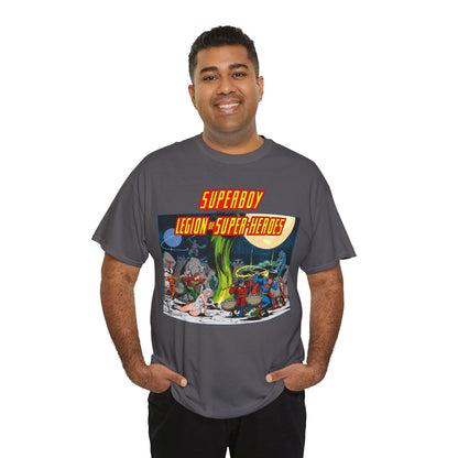 Superboy & Legion of Super-Heroes T-Shirt - Jim Starlin Art - DC Comics