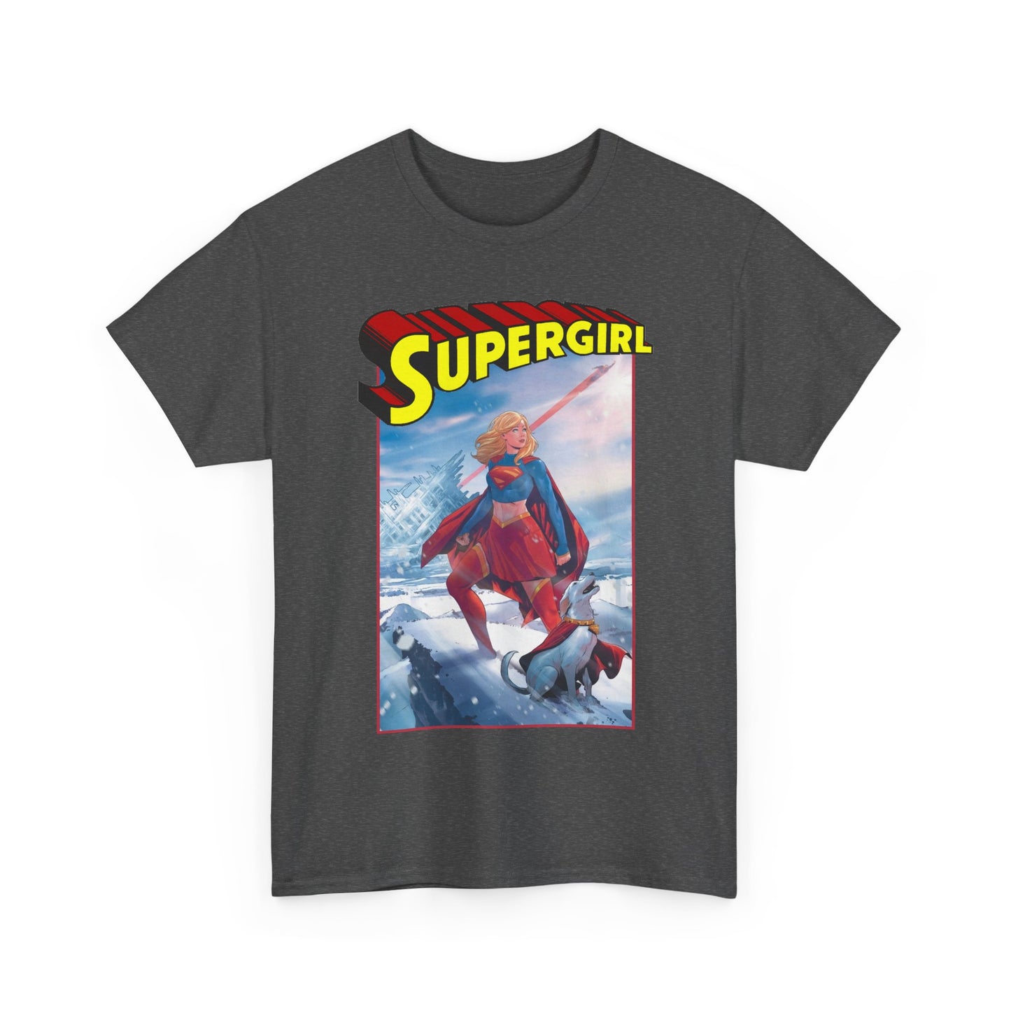 Supergirl & Krypto T-Shirt - Lucas Meyer Art - New 2026 Movie with Milly Alcock - DC Comics