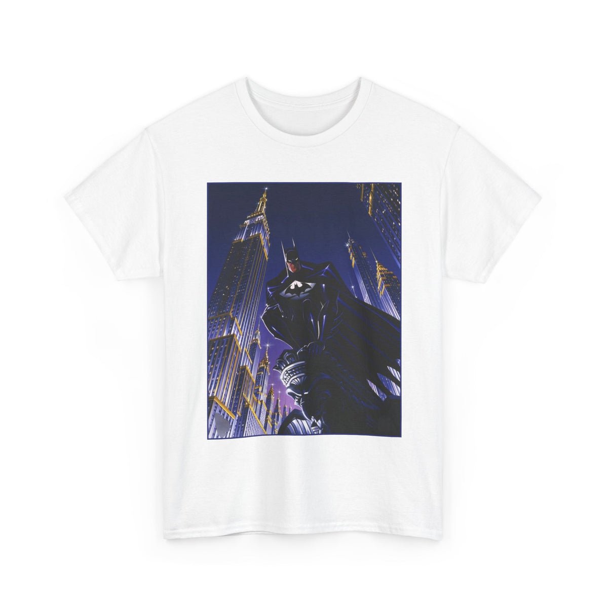 Batman T-Shirt -  Animated Series Art - Gotham City Gargoyle - DC Comics