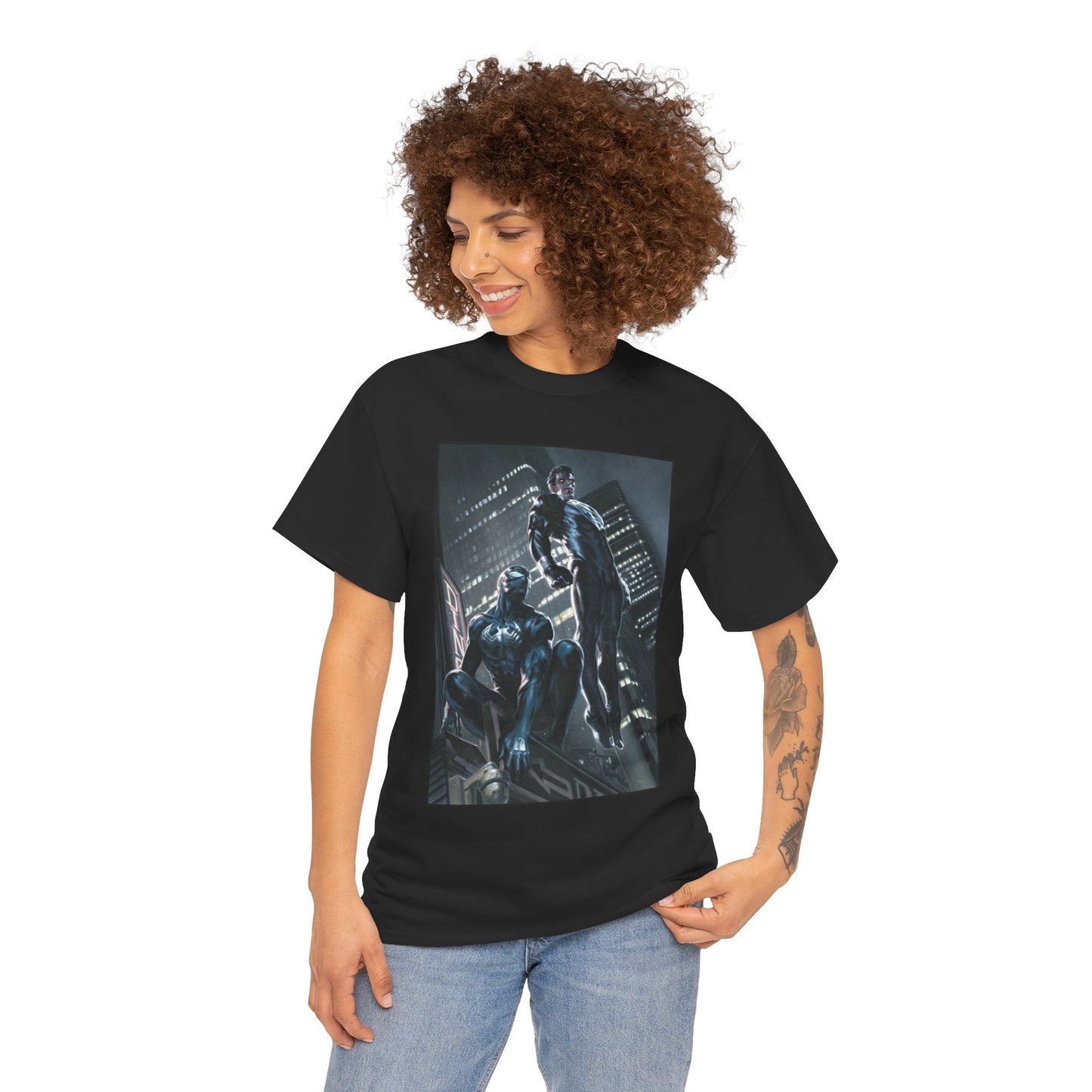 Superman/Amazing Spider-Man T-Shirt - Gabriele Dell'Otto Variant Art - DC/Marvel Comics