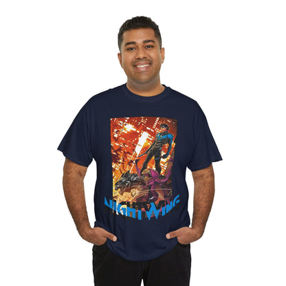 Nightwing & Spoiler T-Shirt - Jonboy Meyers Art - Gotham City & Bludhaven - DC Comics