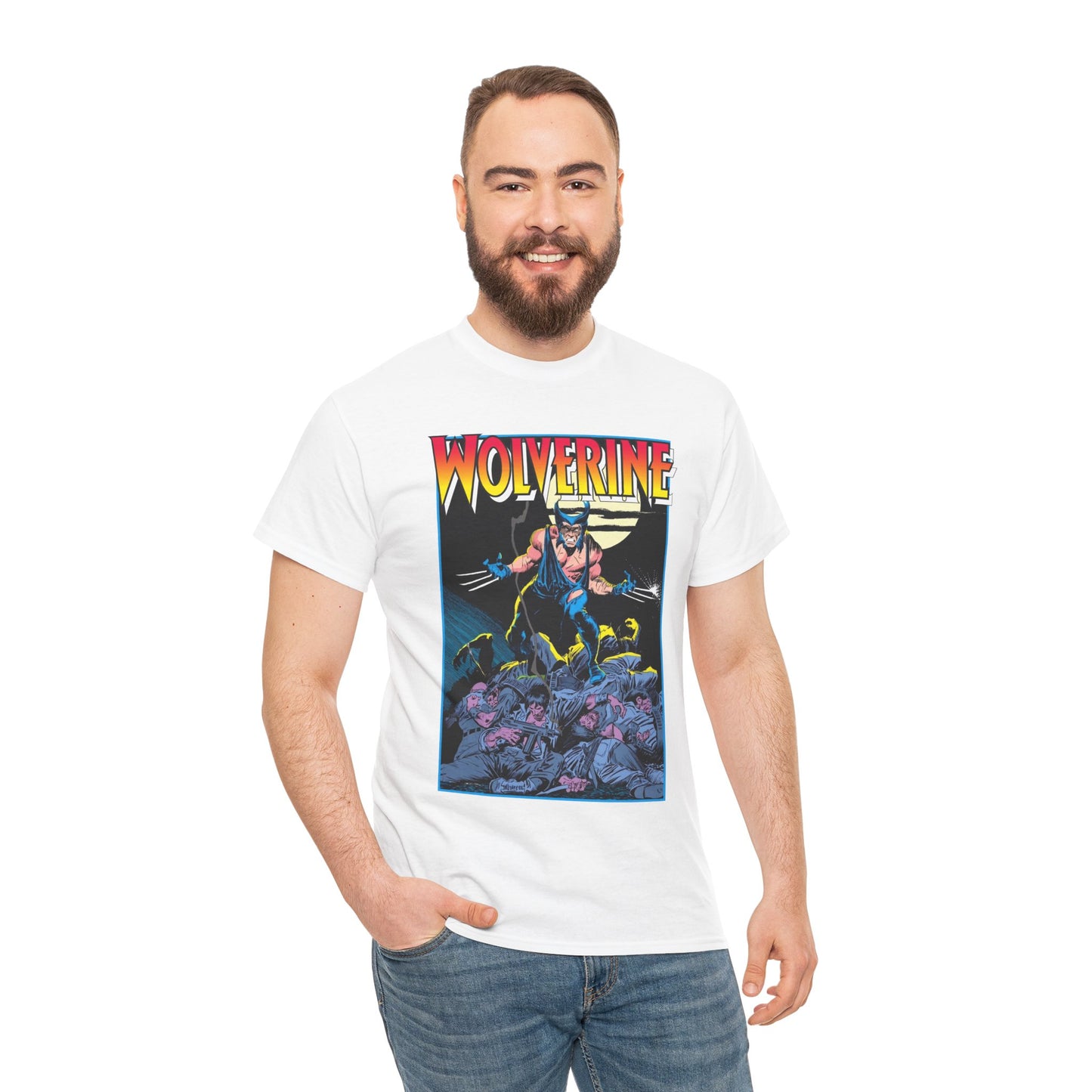 Wolverine T-Shirt - John Buscema Art - #1 Cover Art 1988 - Marvel Comics