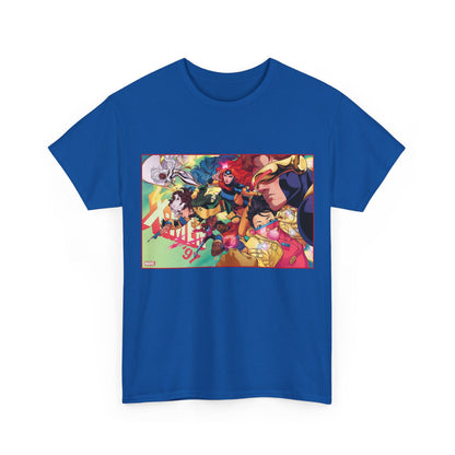 X-Men '97 T-Shirt - Russell Dauterman Art - Cyclops, Jean Grey, Rogue, Storm, Jubilee, Beast, Gambit, Bishop, Wolverine - Marvel Comics