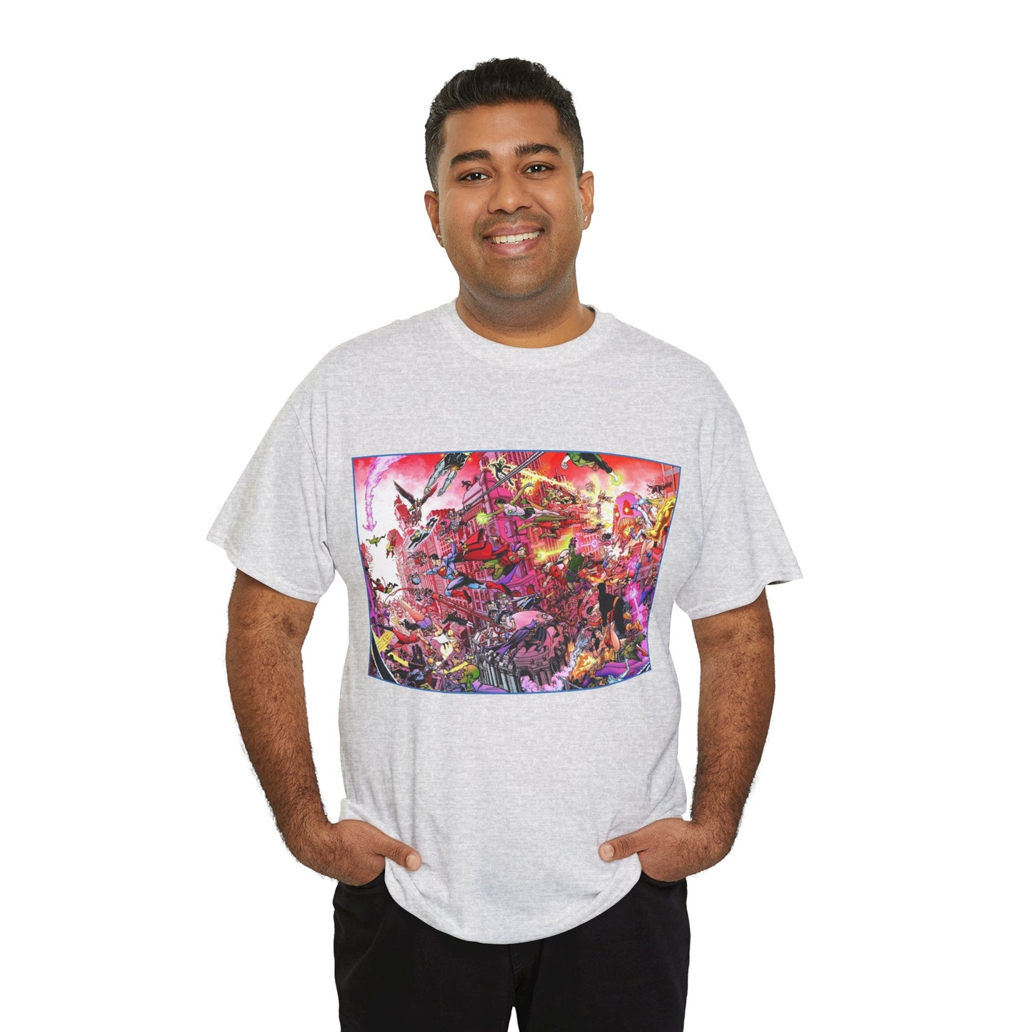 Crisis on Infinite Earths/DC Legends T-Shirt - George Perez Art - DC Comics