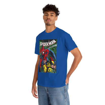 Spider-Man & Wolverine T-Shirt - Todd McFarlane Art - Marvel Comics