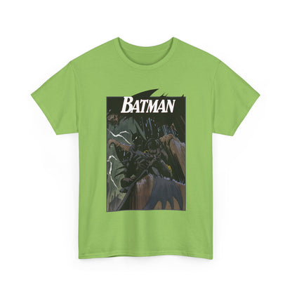 Batman T-Shirt - Norm Breyfogle Art - 1990s Dark Knight Detective - Gotham City - Perched on A Gargoyle - DC Comics