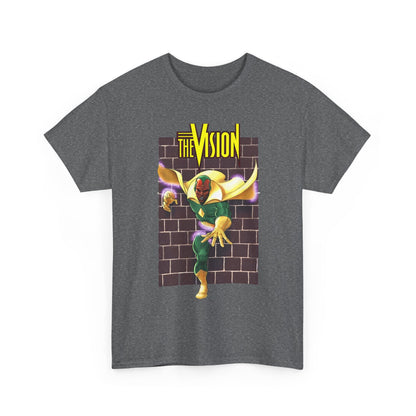 Vision T-Shirt - George Perez Art - Avengers Member - Scarlet Witch Husband - Android - Marvel Comics