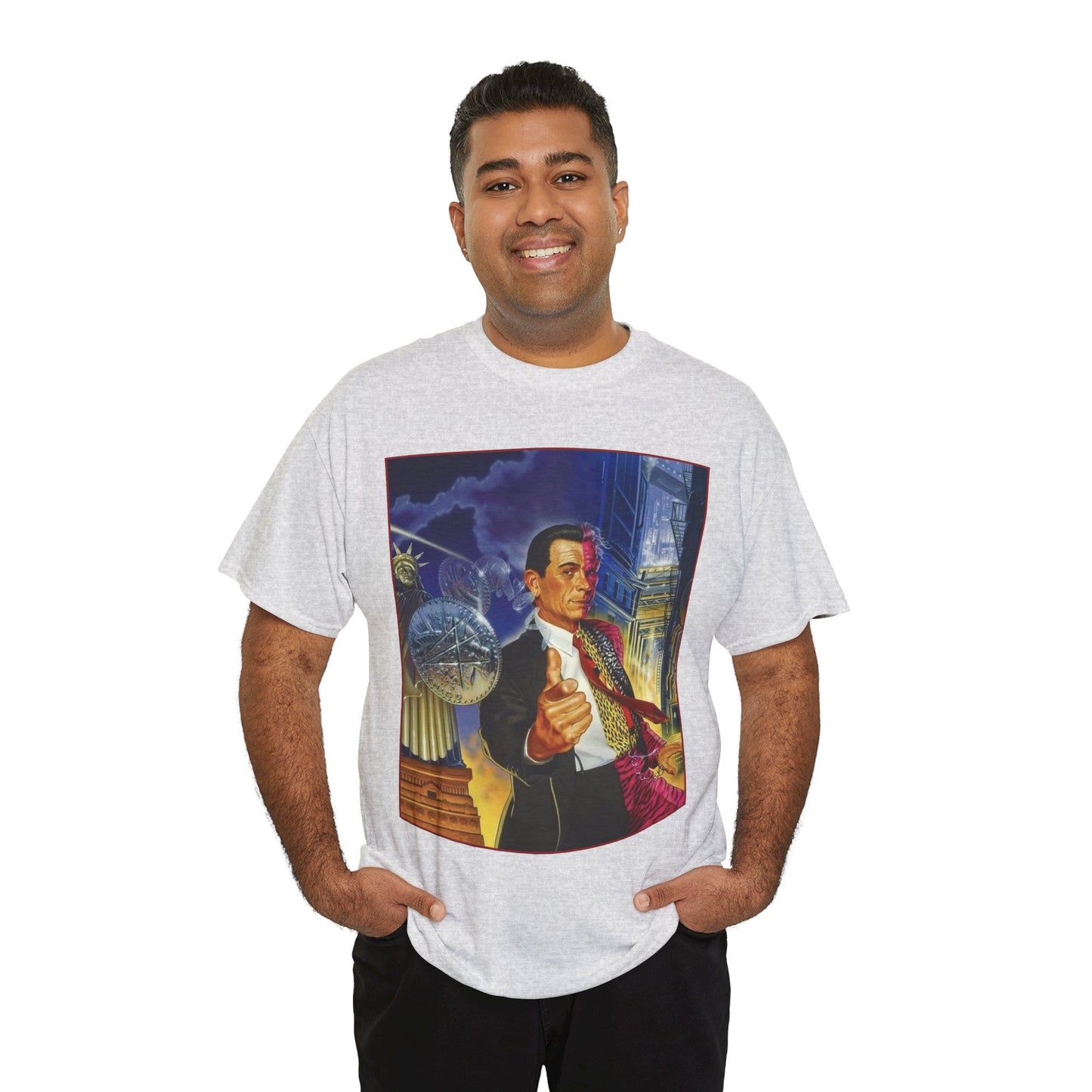 Two-Face T-Shirt - 90s Batman Movie Art - DC Comics