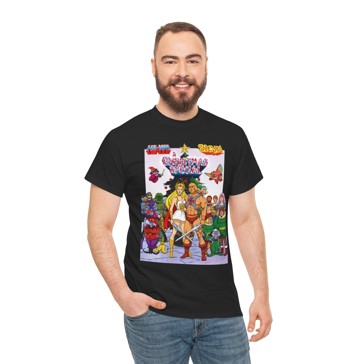 He-Man & She-Ra: A Christmas Special T-Shirt - Masters of the Universe, Princess of Power - Skeletor, Fisto, Orko, Kowl, Madame Razz - Filmation