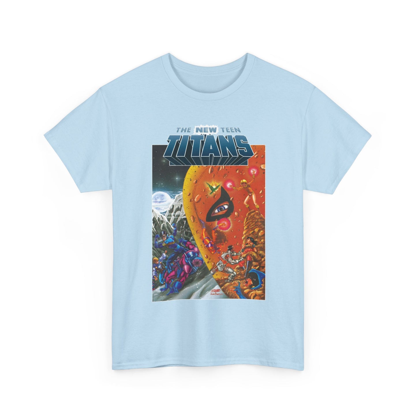 New Teen Titans T-Shirt - George Perez Art - Judas Contract - Deathstroke, Nightwing, Terra, Jericho, Raven, Cyborg, Wonder Girl - DC Comics