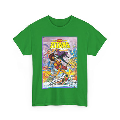 New Teen Titans T-Shirt - George Perez Art - Starfire Vs Blackfire - Omega Man - Annual #1 Cover - DC Comics