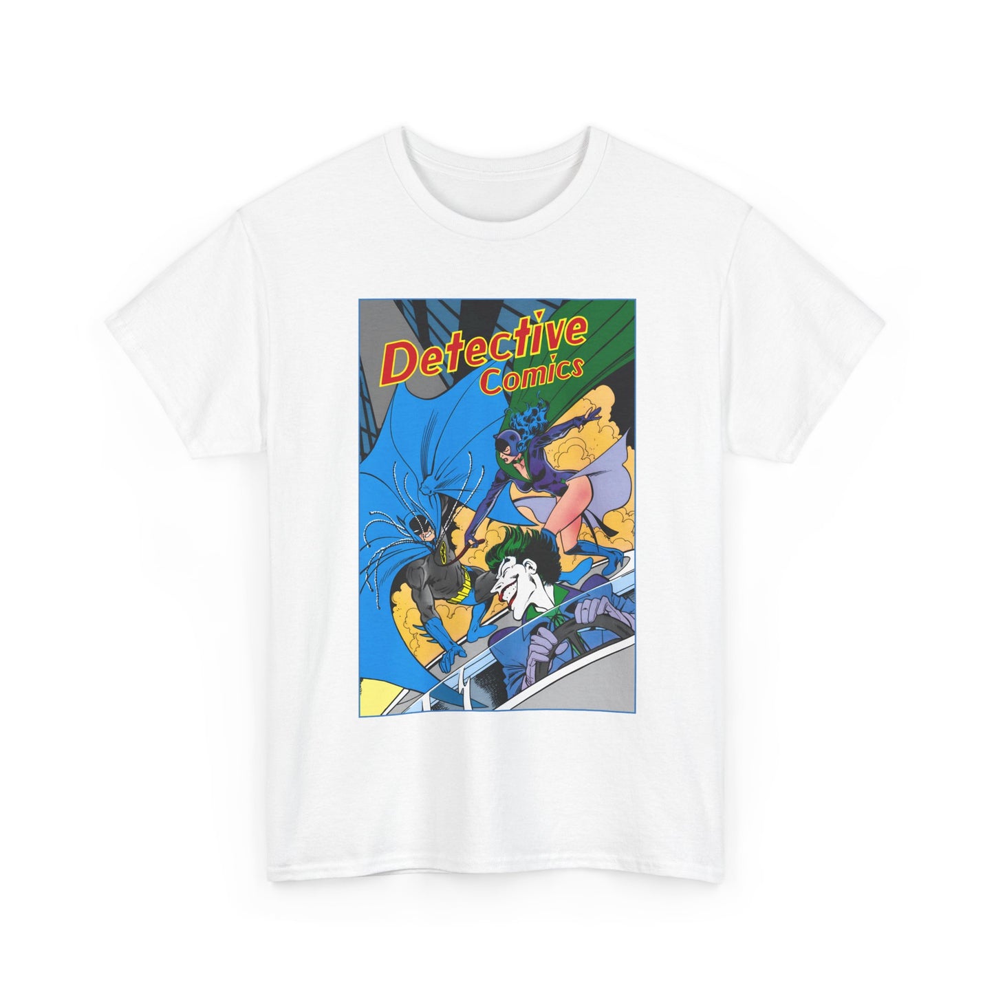 Detective Comics #570 T-Shirt - Alan Davis Art - Batman, Catwoman & Joker - DC Comics