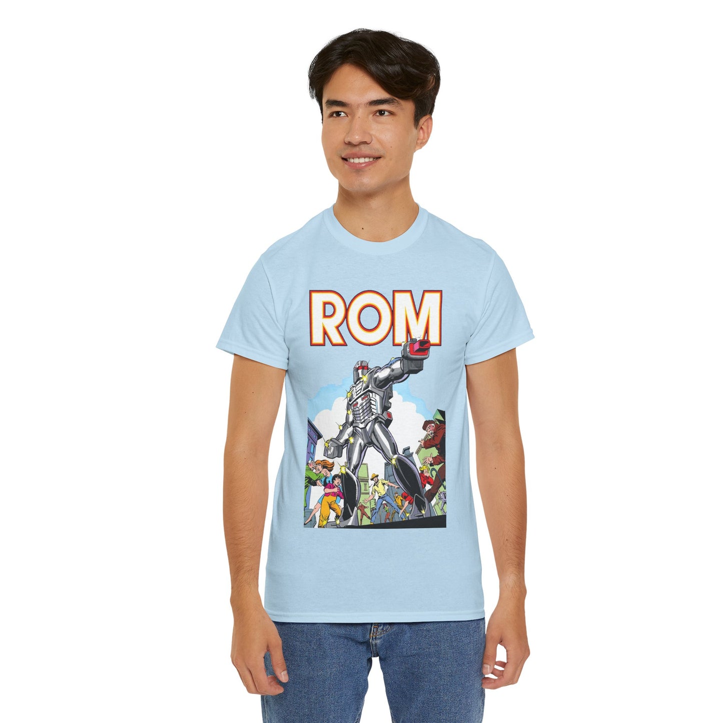 Rom: Spaceknight T-Shirt - Marvel Comics Art- Retro Character - Dire Wraiths