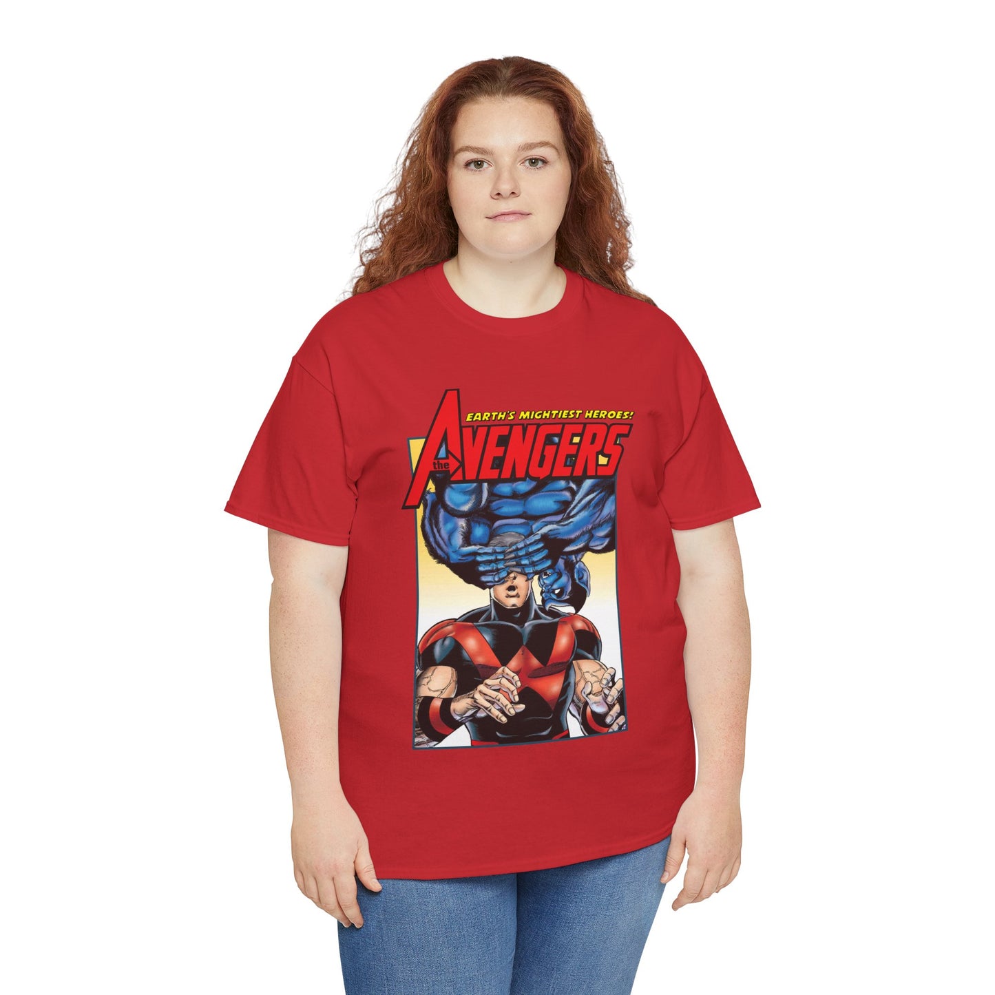 Avengers T-Shirt - George Perez Art - Wonder Man & Beast (Simon Williams & Hank McCoy) - Marvel Comics