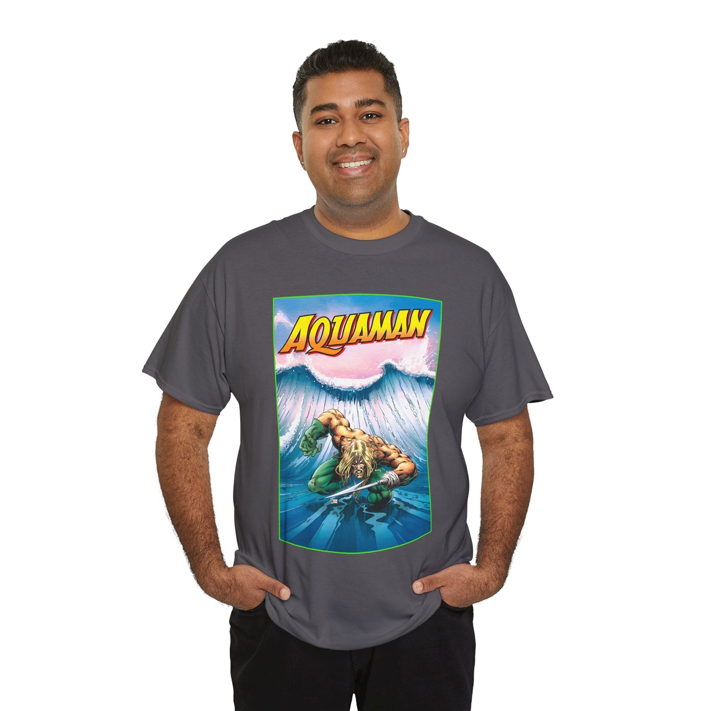 Aquaman T-Shirt - Justice League Member & Leader - Arthur Curry - Atlantis - DC Comics