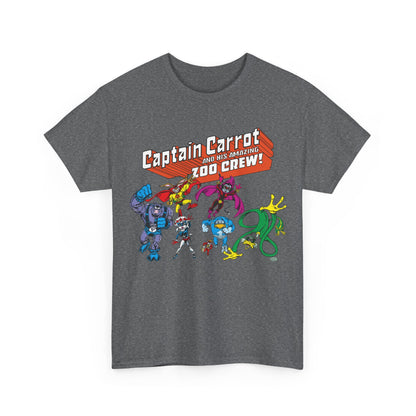 Captain Carrot & the Zoo Crew T-Shirt - 1980s Funny Animal Comic Series - DC Comics
