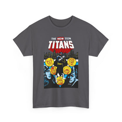 New Teen Titans T-Shirt - George Perez Art - Vigilante, Robin, Wonder Girl - Annual #2 Cover Art - DC Comics