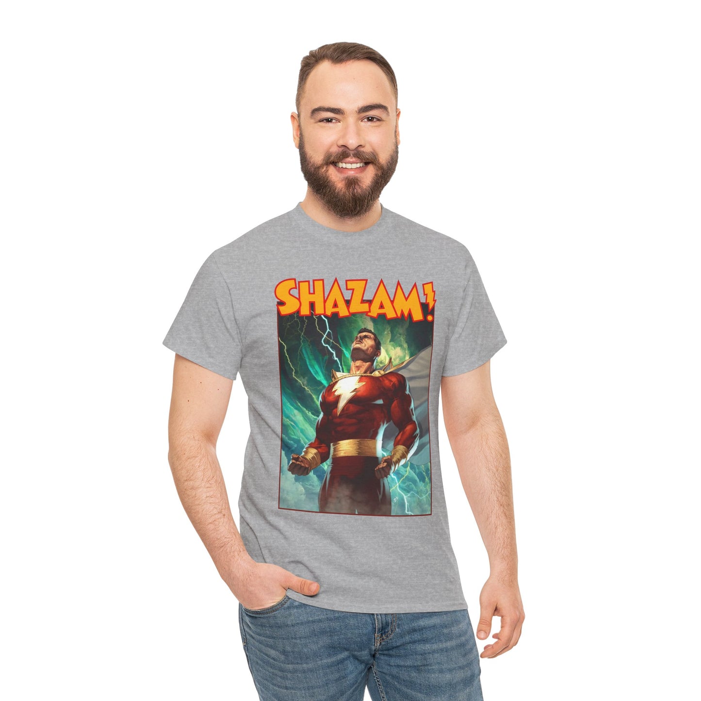 Shazam (Captain Marvel) T-Shirt - Ariel Olivetti Art - DC Comics
