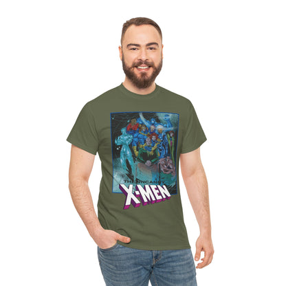 Uncanny X-Men T-Shirt - Joe Madureira Art - #337 Cover Art - Cyclops, Gambit, Wolverine, Storm, Iceman, Professor X - Marvel Comics