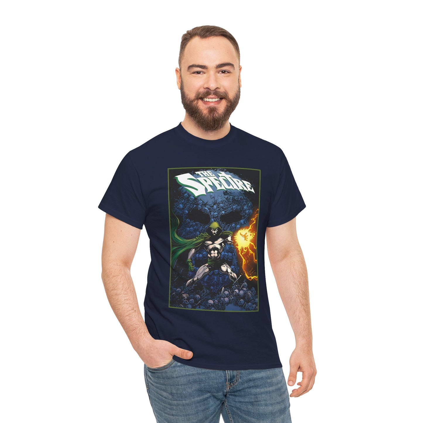 Spectre T-Shirt - Tom Mandrake Art - Jim Corrigan - 1980s Series - DC Comics