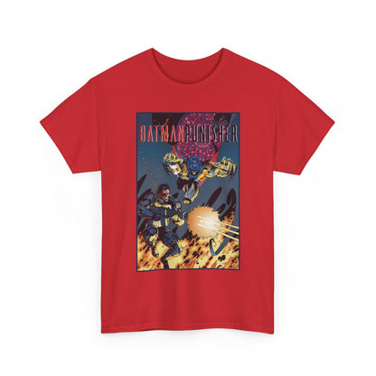 Batman/Punisher T-Shirt - Barry Kitson Art - Lake of Fire, AzBats - DC Comics/Marvel Comics