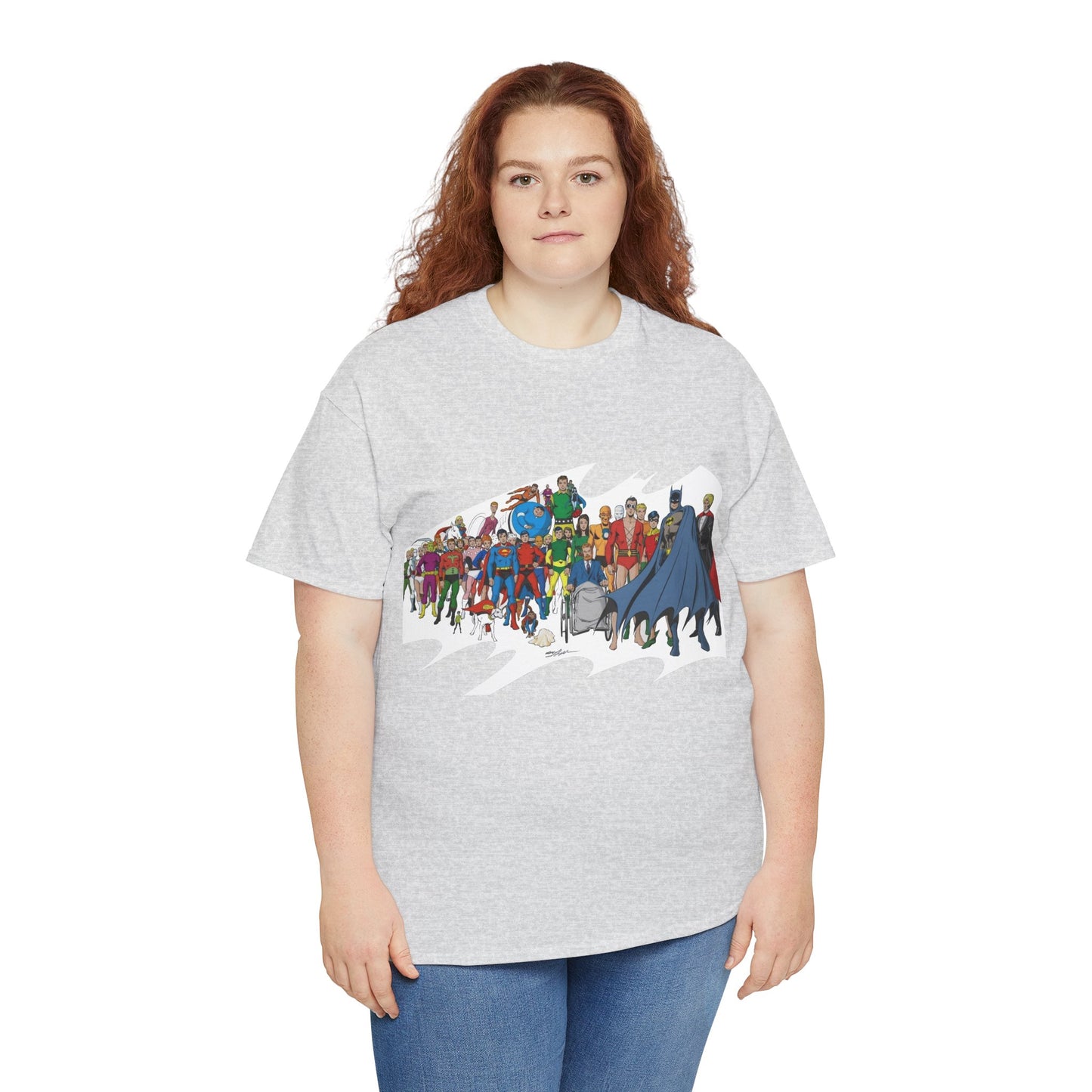 Batman T-Shirt - Neal Adams Art - Plastic Man, Sargon, Robin, Doom Patrol, Superboy, Legion of Super-Heroes - 100-Page Giant Cover Art - DC Comics