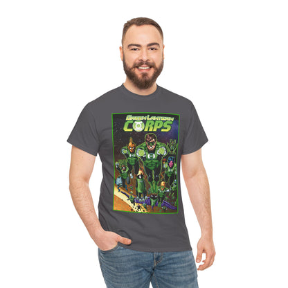 Green Lantern Corps T-Shirt - Brian Bolland Art - DC Comics - Hal Jordan, Tomar Re, Katma Tui