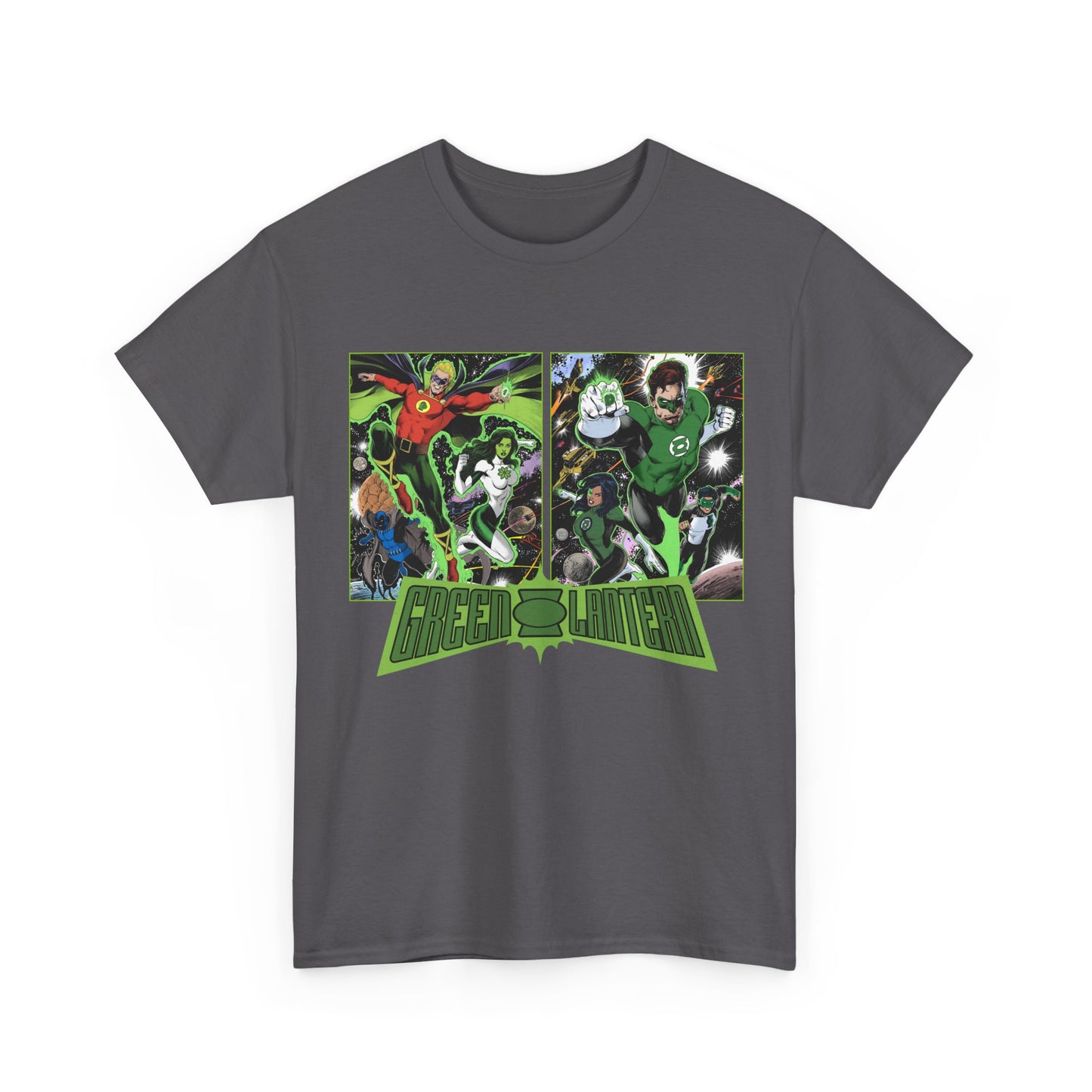 Green Lantern T-Shirt - Alan Scott, Jade, Obsidian, Hal Jordan, Jessica Cruz, Kyle Rayner - The Corps - DC Comics