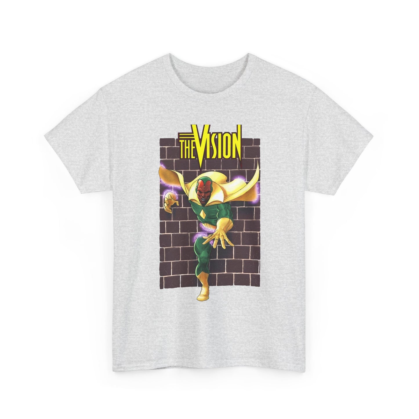 Vision T-Shirt - George Perez Art - Avengers Member - Scarlet Witch Husband - Android - Marvel Comics