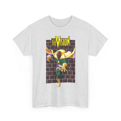 Vision T-Shirt - George Perez Art - Avengers Member - Scarlet Witch Husband - Android - Marvel Comics
