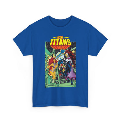 New Teen Titans T-Shirt - George Perez Art - Starfire Vs Blackfire - DC Comics