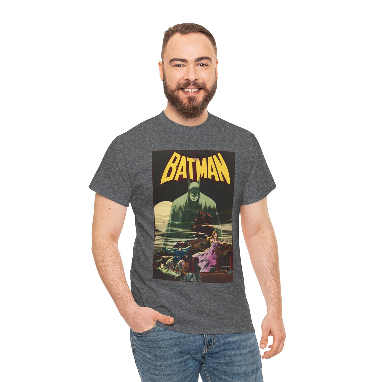 Batman T-Shirt - Neal Adams Art - #227 Cover - The Demon of Gothos Mansion! - DC Comics