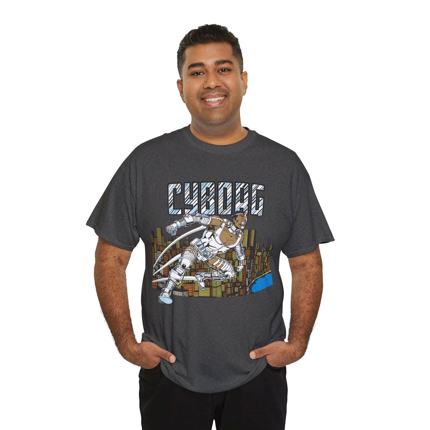 Cyborg T-Shirt - George Perez Art - New Teen Titans - DC Comics