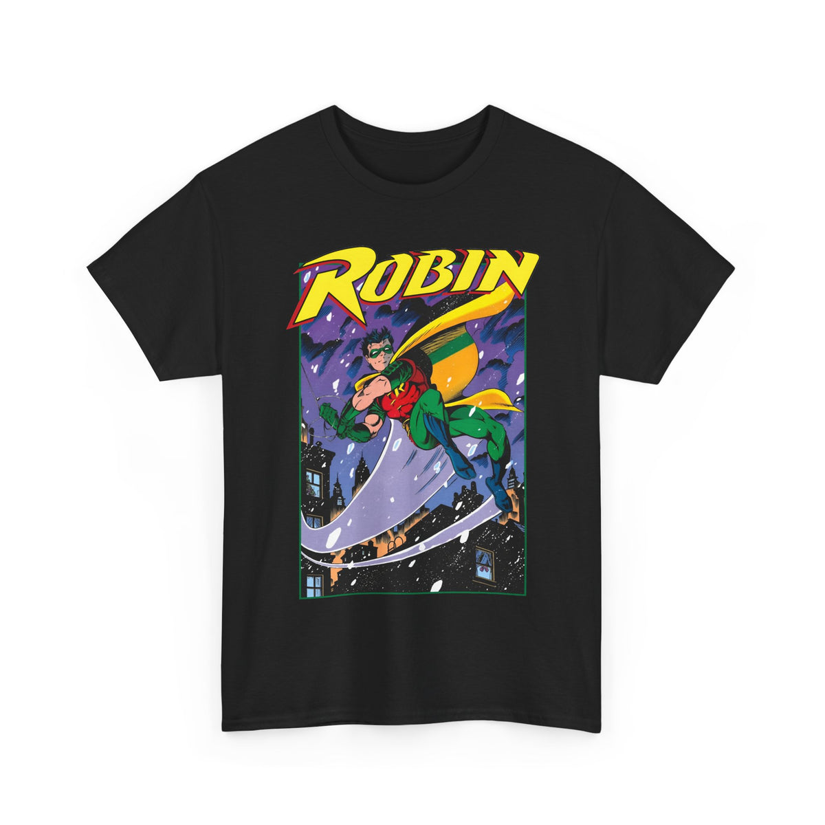 Robin T-Shirt - Tom Grummett Art - Tim Drake, Batman Family, Gotham City - DC Comics