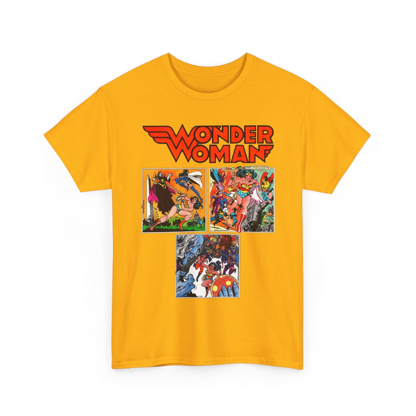 Wonder Woman T-Shirt - Ross Andru & Dick Giordano Art - Judgment in Infinity Story - Zatanna, Supergirl, Huntress, Power Girl, Raven, Wonder Girl, Starfire - DC Comics