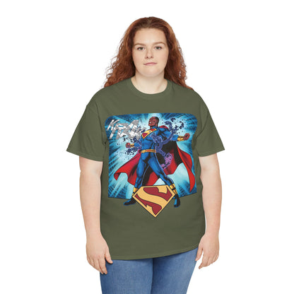 Superman Earth 23 T-Shirt - DC Comics - Calvin Ellis, Vathlo - Justice Incarnate - President
