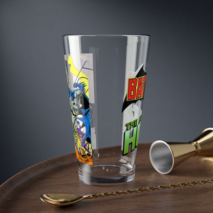 Batman Vs Hulk Pint Glass, 16oz - Marvel Comics & DC Comics 1970s Crossover - Joker