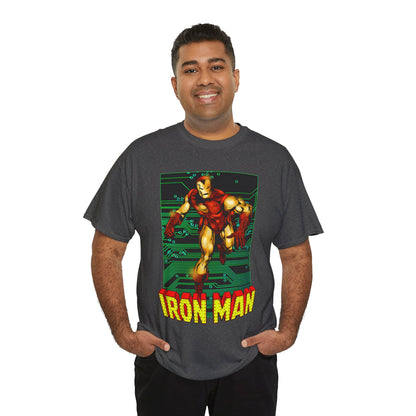 Iron Man T-Shirt - John Byrne Art - Tony Stark, Stark Industries - Avengers Member & Leader - Marvel Comics Armored Hero