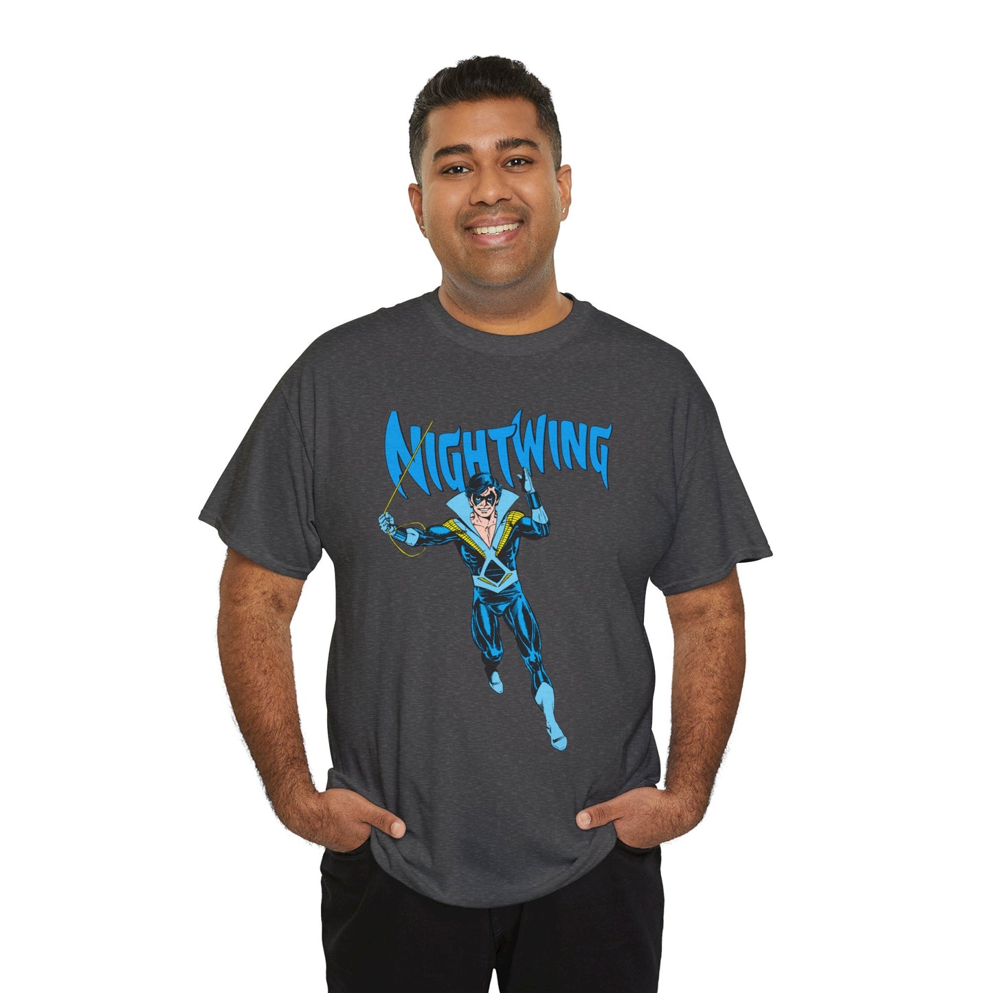 Nightwing T-Shirt - George Perez Art - New Teen Titans, Dick Grayson - DC Comics - Batman's Former Sidekick, Titans Leader