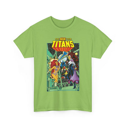 New Teen Titans T-Shirt - George Perez Art - Starfire Vs Blackfire - DC Comics