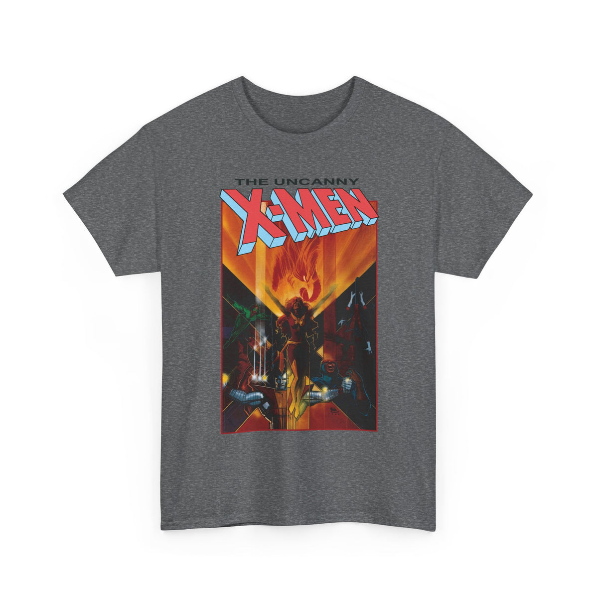 Uncanny X-Men T-Shirt - Bill Sienkiewicz Art - Phoenix, Cyclops, Colossus, Wolverine - Marvel Comics