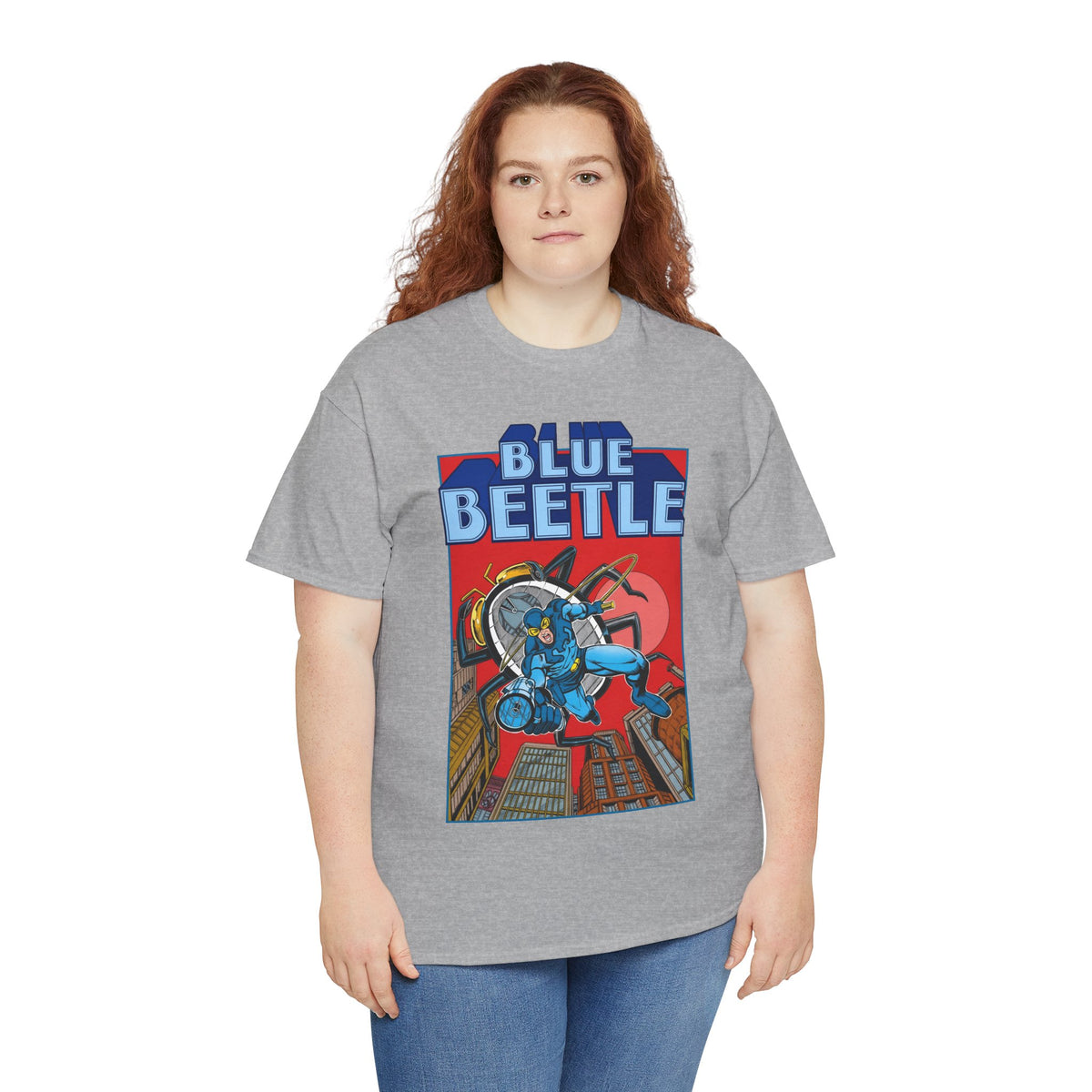 Blue Beetle T-Shirt - Paris Cullins Art - Ted Kord - DC Comics