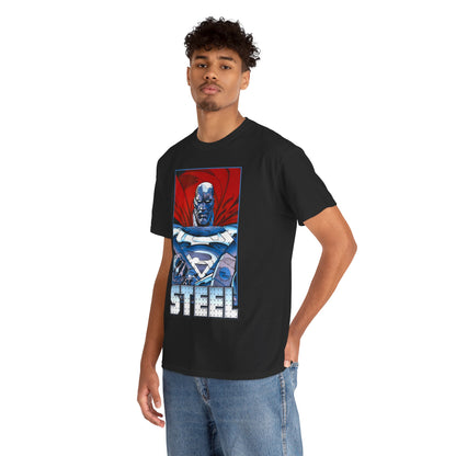 Steel T-Shirt - Superman Family - Reign of the Supermen - John Henry Irons - Steelworks - DC Comics