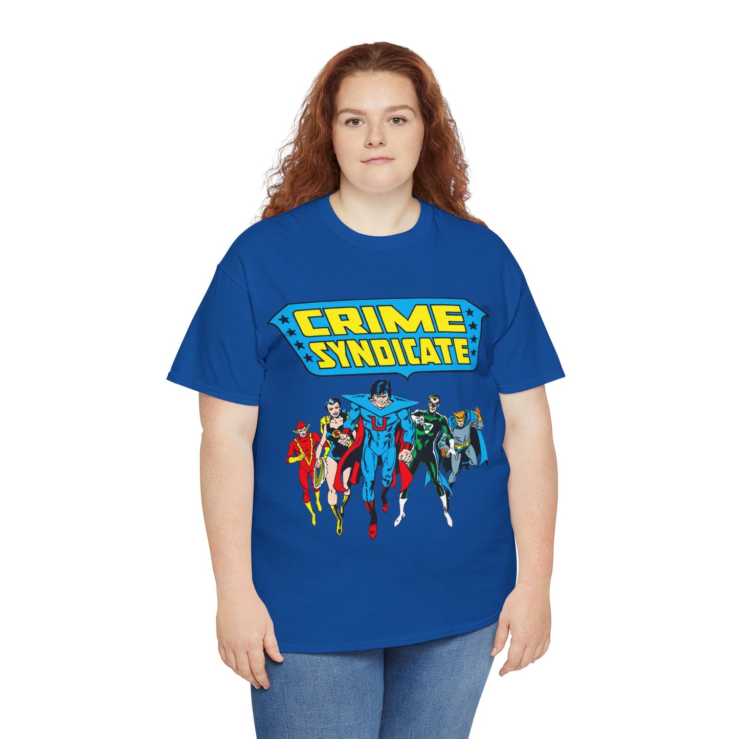 Crime Syndicate T-Shirt - Ultraman, Owlman, Superwoman, Power Ring, Johnny Quick - Earth 3 Justice League Villains - DC Comics