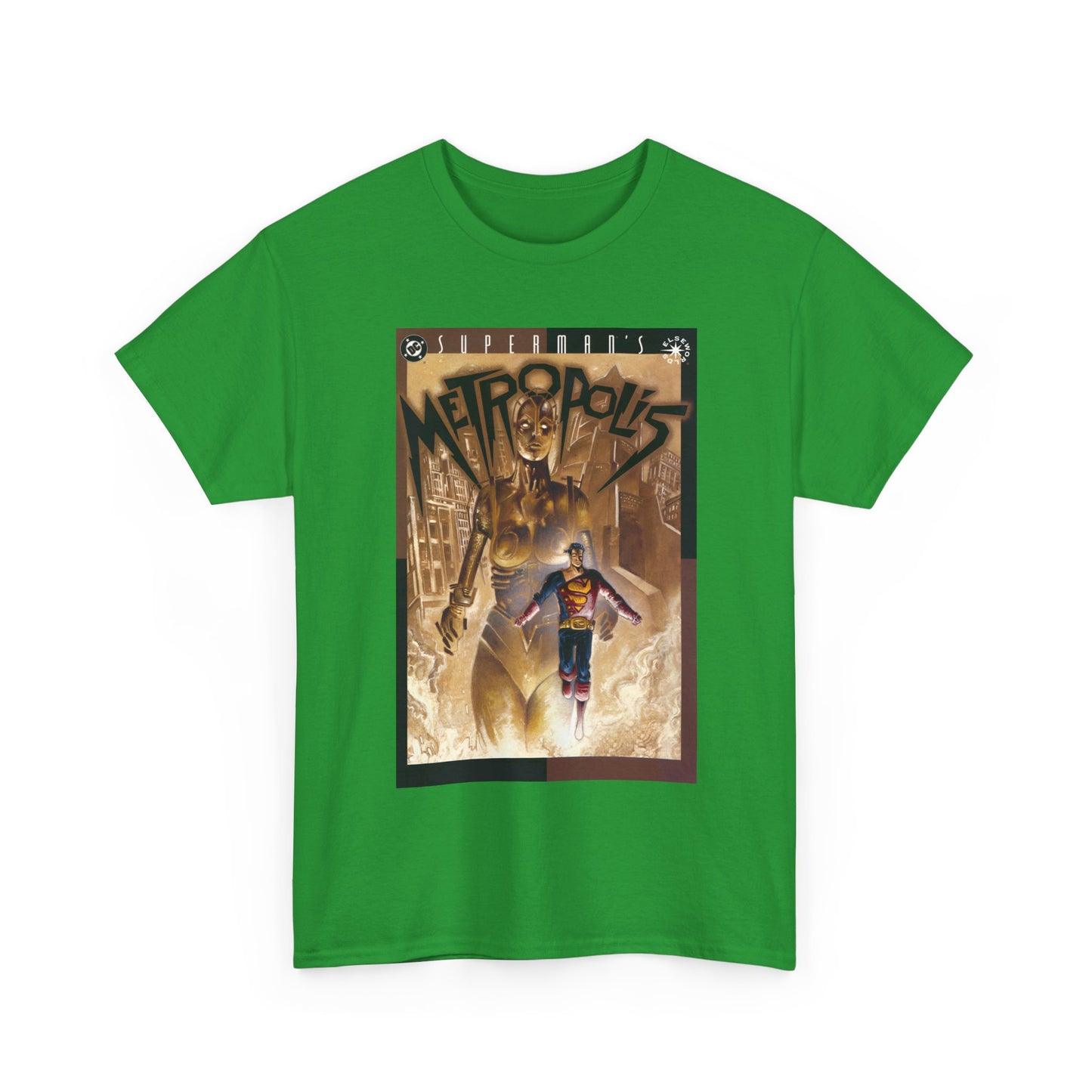 Superman's Metropolis T-Shirt - Ted McKeever Art - Elseworlds Art Based on Fritz Lang's Movie - DC Comics