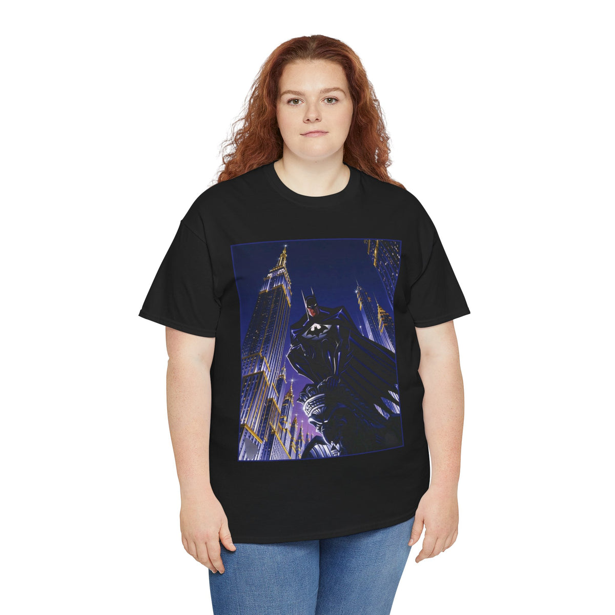 Batman T-Shirt -  Animated Series Art - Gotham City Gargoyle - DC Comics
