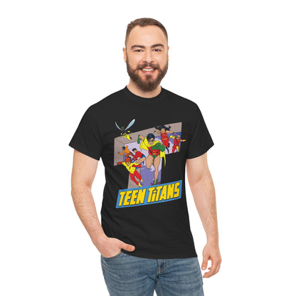 Teen Titans T-Shirt - Robin, Wonder Girl, Kid Flash, Speedy, Bumblebee, Mal, Aqualad - DC Comics
